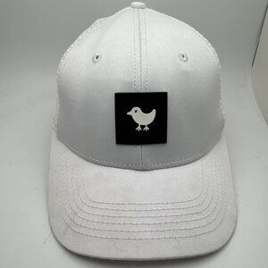 Bad Birdie Hat Cap Mens One Size White Golf Adjustable Snapback Logo